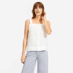 Everlane Linen Picnic Top